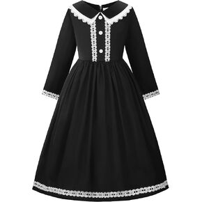 فستان أسود من ReliBeauty بأكمام طويلة لأزياء الهالوين العائلية 8/140 in Kuwait