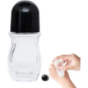 Glass Deodorant Roller Bottle Empty,Roller Ball Container Roll On Bottles Empty Essential Oils Roller Bottles,Leak Proof Refillable Roller Bottles Containers (1)