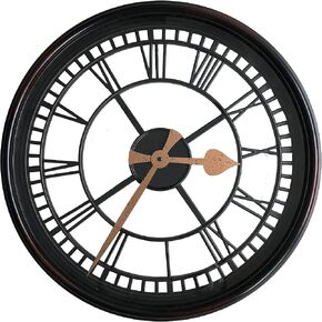 ANDSTAR ساعة حائط 20 بوصة مستديرة كبيرة الحجم أرقام رومانية نمط ريترو مزرعة ساعات الحائط الفن المتعثرة الطراز القديم ديكور المنزل ساعة الحائط لمكتب غرفة المعيشة غرفة النوم in Kuwait