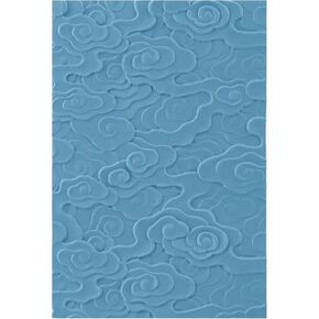 Briartw 3D Embossing Folder for Card Making,Flower Clear Plastic Texture Fades Embossing Folder Template for Scrapbooking and Other Paper Craft Album Stamps DIY Decoration, 6.3x4.5inch/16x11.5cm