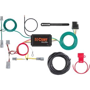 CURT 56341 Vehicle-Side Custom 4-Pin Trailer Wiring Harness, Fits Select Honda Civic