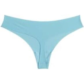 Under Armour Womens Essential Stretch No Show thong Underwear 3 Pack, Blue/Gray/Multi, XS
