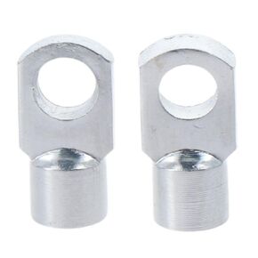 BYOBYO 2Pcs M6/M8 Gas Spring End Fitting Steel for Applications Hoods and Canopies Silver Tone(M6)