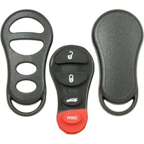 Keyless2Go Replacement for New Shell Case Button Pad for Remote Key Fob GQ43VT17T GQ43VT9T GQ43VT13T - Shell ONLY