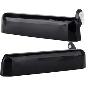 OCPTY Door Handles Exterior Front Driver Left Side Replacement fit 1987-1995 Pathfinder Outside Door Handles Texture Black(2pcs)