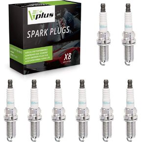 Vplus 8PCS Iridium Spark Plug 4469 LFR5AIX-11 bujías Compatible with Hyundai INFINITI Scion Suzuki Dodge RAM 1500/2500/3500 PICKUP Chrysler 200/300/ASPEN,2.4L 3.5L 3.6L L4 V6 V8 Engine