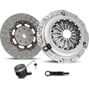 Clutch Kit HD Slave Cylinder (06-078S) | compatible with Sentra Altima Base S Sle Se-R Spec V Sl Sedan 4-Door Coupe 2-Door 2007-2012 2.5L l4 | GAS DOHC | HD Woven Organic Sprung Disc