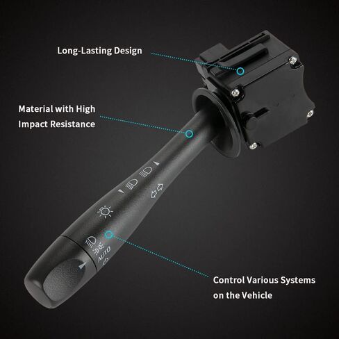 مفتاح إشارة الانعطاف متعدد الوظائف، 21994378 15840243 15913467، مفتاح إضاءة المصباح الأمامي متوافق مع Chevy Malibu 2004-2012، لPontiac G6 2005-2010 in Kuwait