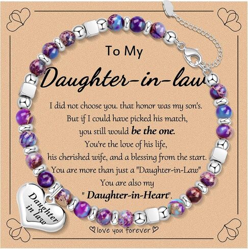 Valentines Day Gifts for Her Gold Beaded Bracelets Birthday Gifts for Girlfriend Granddaughter Daughter Mom Stocking Stuffers Mothers Day Christmas Gifts for Women Anniversary Thanksgiving Jewelry in Kuwait