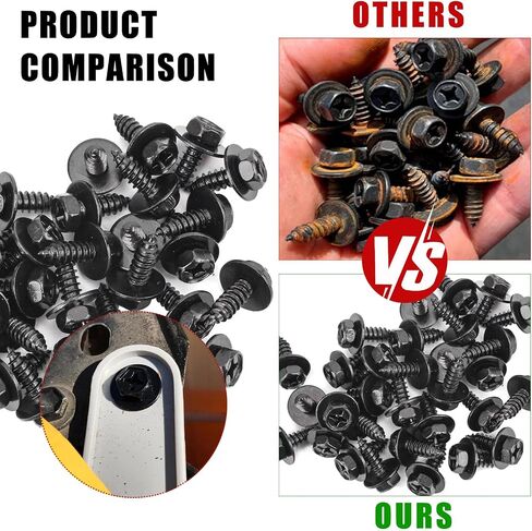 30 PCS Fender Liner Screw Bolt, 90159-60498 Hex Head Screw Bolts, Fender Bumper Bolts Retainers for Camry, Tundra Highlander, RAV4, Tacoma, ES, GS, Car Accessories in Saudi Arabia