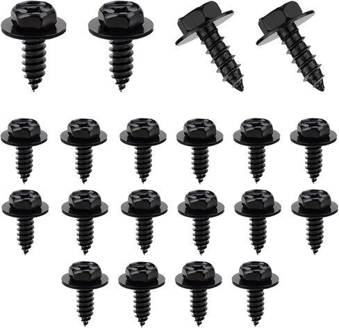 30 PCS Fender Liner Screw Bolt, 90159-60498 Hex Head Screw Bolts, Fender Bumper Bolts Retainers for Camry, Tundra Highlander, RAV4, Tacoma, ES, GS, Car Accessories in Saudi Arabia