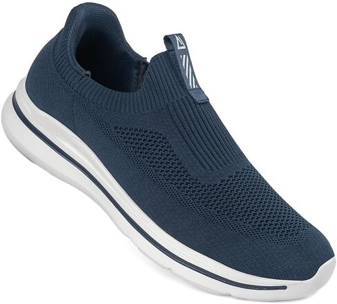 Mens Hands Free Slip On Walking Shoes Breathable Lightweight Sneakers Athletic Non Slip Running Shoes Comfortable Casual Loafers for Workout in Saudi Arabia