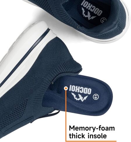 Mens Hands Free Slip On Walking Shoes Breathable Lightweight Sneakers Athletic Non Slip Running Shoes Comfortable Casual Loafers for Workout in Saudi Arabia