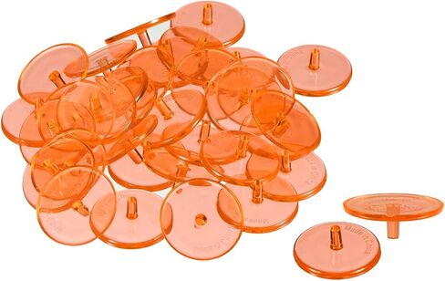 PATIKIL Golf Ball Marker, Transparent Flat Position Mark Places Marking Tool Golf Sport Accessory in Saudi Arabia