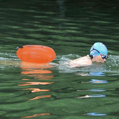 عوامة سباحة مكونة من قطعتين، عوامات لحمام السباحة للبالغين، عوامة أمان لفقاعات السباحة مع حزام خصر قابل للتعديل (وردي/أصفر نيوني) in Kuwait