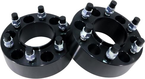 6x135 Wheel Spacers 2 inch Compatible with 2004-2014 F150 Expedition, 03-14 Lincoin Navigator Mark LT, M14x2.0 Thread 87.1mm Center Bore 2"(50mm) Thick 6 Lug Hub-Centric Wheel Adapters, 4Pcs in Kuwait