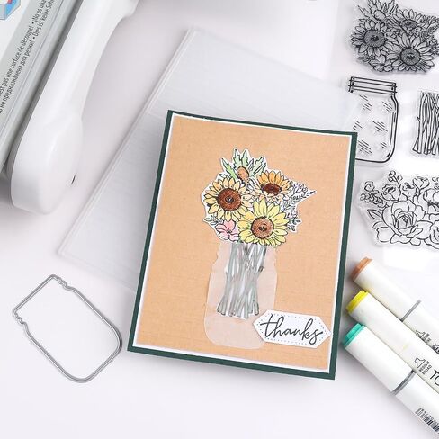 Briartw 3D Embossing Folder for Card Making,Flower Clear Plastic Texture Fades Embossing Folder Template for Scrapbooking and Other Paper Craft Album Stamps DIY Decoration, 6.3x4.5inch/16x11.5cm in Kuwait
