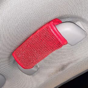 4pcs Bling Bling Auto Safety Door Handle Cover, Luster Crystal Car Protective Handle Cover Diamond Car Decor Accessories for Women (White-4Pcs)