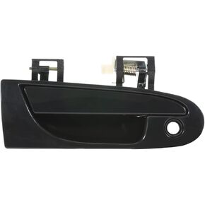 LUJUNTEC Exterior Front Passenger Right Door Handle Replacement for 1995-1999 for Chrysler for Sebring,1995-2000 for Dodge for Avenger Replace OE MR712053, MR712059 Smooth Black