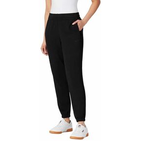 Fila Women French Terry Jogger with Pockets (Black, Small)