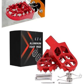 JFG RACING Dirt Bike Pegs,Motorcycle Foot Pegs Foot Pedals Rests CNC for CRF110F 2013-2024/CRF125F 2014-2024 (Black)