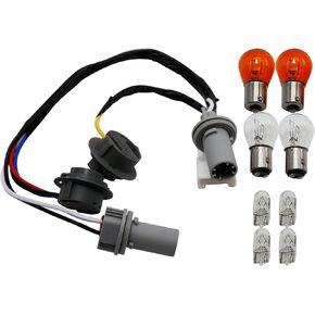 UOIENRT 92450-3Q000 8 مصابيح هالوجين، حامل مصباح خلفي واستبدال الأسلاك لشركة Hyundai Sonata 2011 2012 2013 2014، خلفي، خارجي in Kuwait