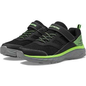 Skechers Men Kids Boundless- (Little Kid/Big Kid) Black/Lime 13 Medium