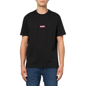 HUGO Men's Small Spraypaint Logo Cotton T-Shirt