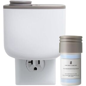 The Ritz-Carlton Mini Home Diffuser Refill - Works with Plug in Wall Diffuser - Luxury Hotel Collection - Scent Notes of Gardenia, Tiare, Musk, Lily of The Valley and Sandalwood - Ocean Air
