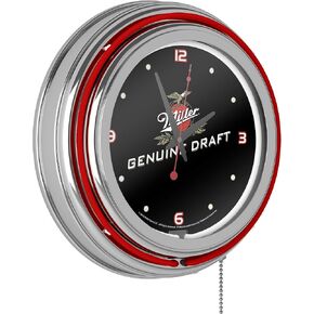 Miller Genuine Draft 14 Inch Neon Wall Clock