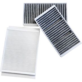 Cabin Air Filter Fit for Mercedes GLE350 GLE400 GLE450 2016-2019 GLS450 GLS550 GLS63 2017-2019 ML350 ML550 2012-2015 GL450 GL550 GL63 2013-2016 Replace 1668300318 1668300218