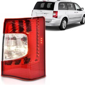 LED Tail Light Compatible with 2011-2016 Chrysler Town & Country,Taillight Brake Lamp Rear Light Replacement Right Passenger Side |CH2801198