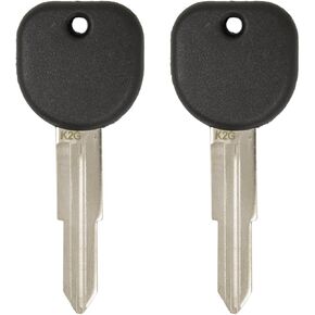 Keyless2Go Replacement for New Uncut Transponder Ignition Car Key B114 (2 Pack)