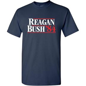 Reagan Bush 84 T Shirt | Vintage Retro Political Campaign T Shirt