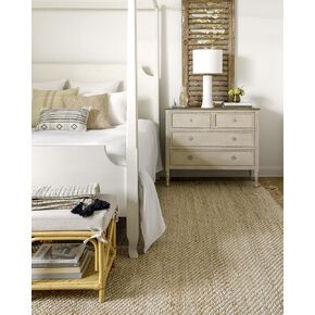 Livabliss x Becki Owens Kamey Farmhouse Fringe Area Rug, 2' x 3', Tan/Striped