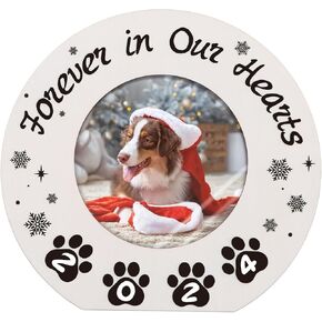 Pet Dog Memorial Frame 2024 - Loss of Pet Dog Christmas Picture Frame Gifts for Pet Mom Dad Dog Lovers Dogs Christmas Decorations for Home