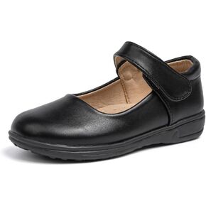 ohsofy Girls Mary Jane Flat School Uniform Wedding Party Princess Dress Shoes for Little Kids