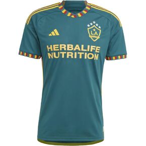 adidas LA Galaxy Men's Authentic Away Jersey 23/24 (US, Alpha, Medium, Regular, Regular, Polyester)