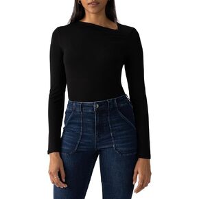 Sanctuary Women's Asymmetrical Neck Top