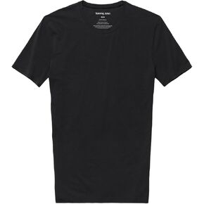 Tommy John Men's Cotton Basics Crew Neck Undershirt - Stay-Tucked Fit