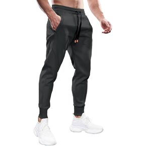 Fioboc Weekend Performance Joggers for Men Sweatpants with Zipper Pockets Athletic Jogger Pants S-4XL
