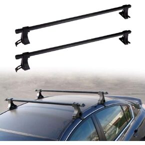 SCITOO Universal 48" Window Frame Roof Rack crossbars,Cargo Carrier Kayak Rooftop Luggage Crossbar,Max Load 100LBS
