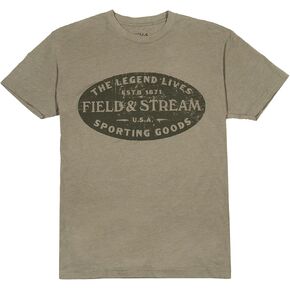 Field & Stream Legend Lives Tee Shirt Light Olive
