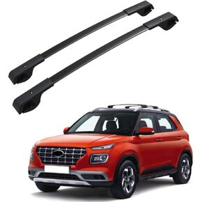 Roof Rack Cross Bars fit for Hyundai Venue 2020-2024 Bag Luggage Kayak Canoe Bike Snowboard Skiboard