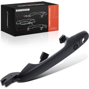 A-Premium Front Left Driver Side Exterior Door Handle with Keyhole Compatible with Honda CR-V 2012-2016, Civic 2012-2015, with Passive Entry & RFID Smart Key, Primed Black, Replace# 72181-T1G-E11ZF