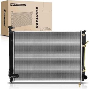 A-Premium Engine Coolant Radiator Assembly with Transmission Oil Cooler Compatible with Toyota Sienna 2007 2008 2009 2010 3.5L, Automatic Transmission