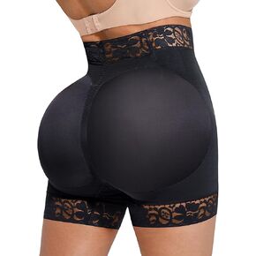 SHAPELLX Butt Lifting Shapewear For Women Tummy Control Faja Shaping Shorts Thigh Slimming Panties Mid Waisted Shaper