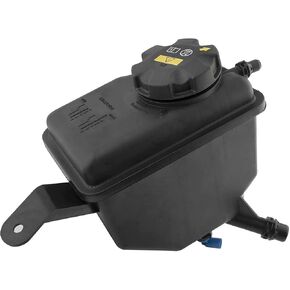 Engine Coolant Reservior Tank with [Cap & Sensor] Compatible with BMW E60 E61, 525i 525xi 528i 528xi 530i 530xi 535i 535xi 545i 550i 645Ci 650i, Replace for 17137542986, 17137519219, 603-351