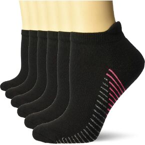 Carolina Ultimate Women's Ultra-dri Cushion Tab Low Cut Sport Socks 6 Pair Pack