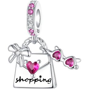 Angel Cross Butterfly Ice Cream Charm 925 Sterling Silver Charm Fits Women's Charm Bracelet & Necklace Valentine's Day Mother's Day Jewelry Gifts for Women